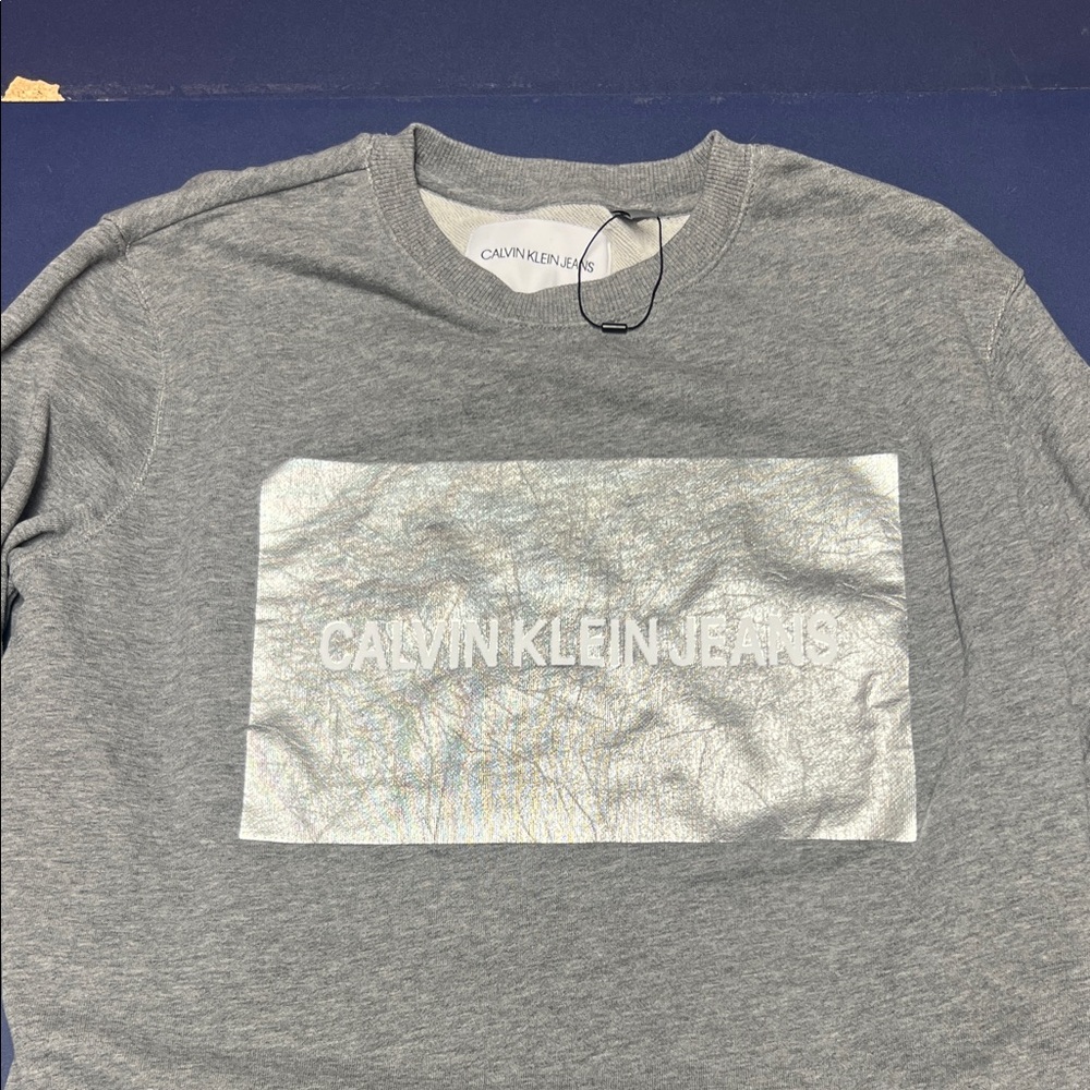 Calvin Klein Jeans Heather Gray Sweatshirt